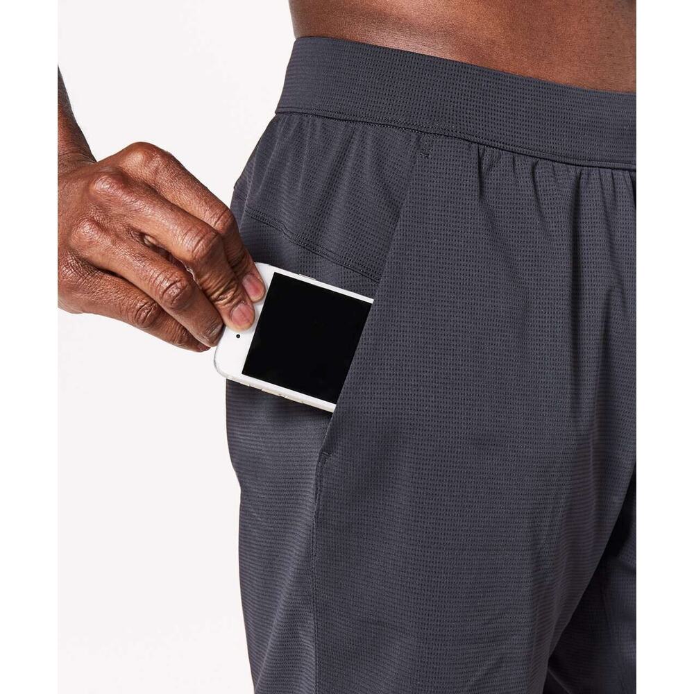 Lululemon Warp Lite Mesh 9" Shorts Active Run Obsidian Gray Men's Size Medium - Picture 8 of 11
